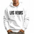 thumbnail image 2 of Men's 100% Cotton LAS VEGAS Hoodie 330g Thick Pocket Hood, 2 of 16