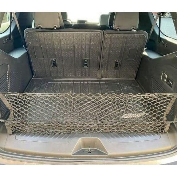 EACCESSORIES EA Trunk Organizer Cargo Net for FORD EXPEDITION 2018-2023 – Envelope Style Cargo Net – Premium Mesh Car Trunk Organizer Vehicle Carrier Storage – Compatible FORD EXPEDITION 2018-2023