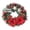 Red, variant on Vikakiooze Christmas Wreath With Balls And Plastic Flower, Christmas Garland Winter Holidays Home Front Door Decor, Sizzling Savings