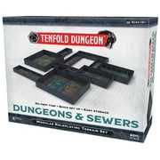 Tenfold Dungeon: Dungeons & Sewers - Modular Roleplaying Terrain Set & 5e RPG Adventure, Gale Force 9