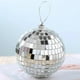 thumbnail image 1 of Bola de espejo de 2-20cm, 1-12 piezas, adornos para árbol de Navidad, Bar, Bola de discoteca, colgante para pastel, decoración de fiesta en casa, regalo de Año Nuevo, 1 of 3