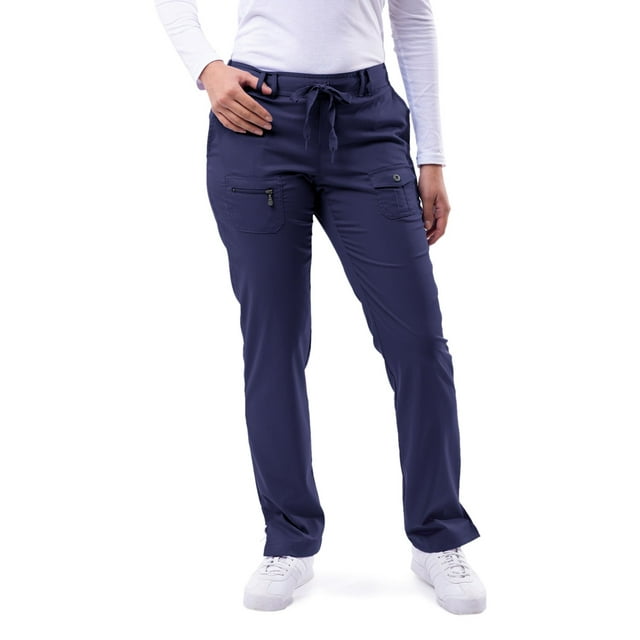 ADAR Pro Pantalon pour Femmes Coupe Ajustée à 6 Poches