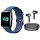 Letsfit BUNDLE 205L Smartwatch avec Moniteur de Fréquence Cardiaque et Écouteurs Sans Fil T13 avec Boîtier de Charge et Microphone - Blue – image 2 sur 4