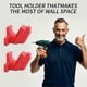 thumbnail image 5 of 12 Pack Tool Holder for Drill M12 12V,Wall Mount Plastic Tools Storage with 32 Screws for Power Tool, 5 of 5