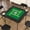Black, variant on Folding Card Table, Mahjong Table Featuring Green Felt, Suitable for Card Games Like Mahjong, Poker, And Dominoes