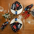 thumbnail image 4 of GZHJMY Christmas Reindeer Cloth Dinner Napkins Everyday Use 20" × 20" Home Decor 1 Pack, 4 of 7