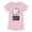 HEATHER PINK, variant on Instant Message - Baseball Video Game Press Play - Youth Girls Fitted Short Sleeve T-Shirt