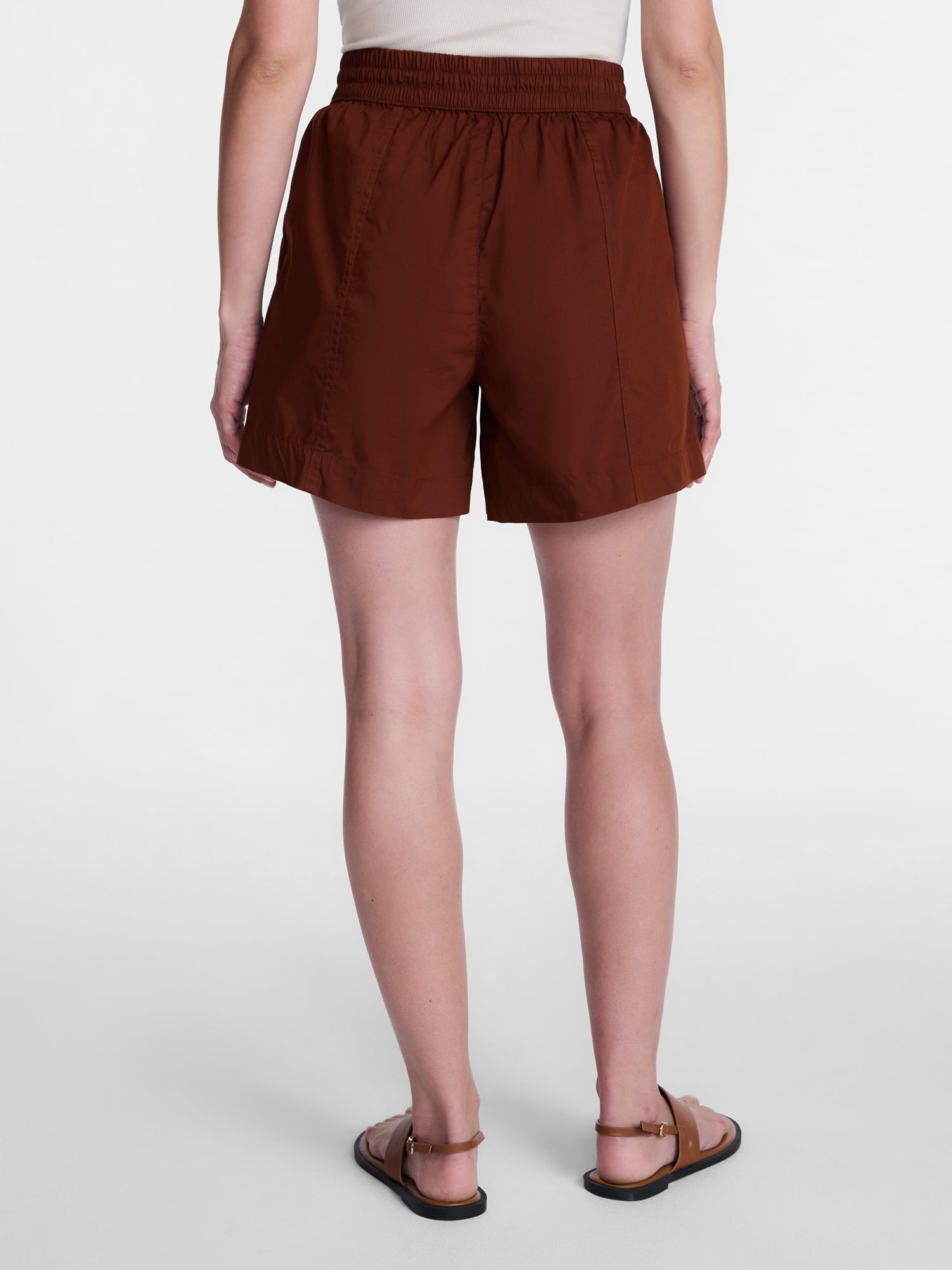 Time and Tru Women's Poplin Shorts, Sizes XS-XXXL