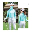 thumbnail image 2 of Camiseta de Protección solar perfecl mujer compresión manga larga Golf azul S, 2 of 5