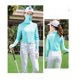 thumbnail image 3 of ropa para deportiva para Mujer con para Golf, Pesca, Verano, ejercicio Al , Azul Blue M, 3 of 7