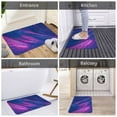 thumbnail image 6 of Goofa 16"x24" Inches Neon Gradient Blue Doormats for Outdoor Entrance - Non-Slip Welcome Mat, Heavy Duty Door Mats Outdoor, Spring Doormat, 6 of 9
