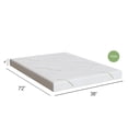 thumbnail image 4 of 4 Inch Gel Memory Foam Sofa Mattress Cushion Twin Size, 4 of 13