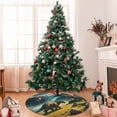 thumbnail image 7 of Sikiie Valley River Dinosaur 30-48 inches {designName} Print Christmas Tree Skirt Snowman Xmas Tree Skirt with Edge Christmas Decorations for Holiday Party48", 7 of 7