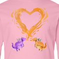 thumbnail image 4 of Inktastic Fire Heart Dragons Long Sleeve Youth T-Shirt, 4 of 5