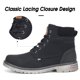 thumbnail image 3 of Botas de senderismo Mishansha, resistentes al agua, antideslizantes, color negro, 5,5 W/4 m, 3 of 7
