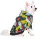 thumbnail image 2 of Fotbe Green Mushroom Sudadera con Estampado para Perros Pequeños – Suéter con Capucha para Mascotas, Tela Suave de Forro Polar con Bolsillo-Small, 2 of 7