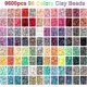 thumbnail image 2 of 9600pcs Clay Beads Jewelry Making Kit, 96 Colors Spacer Heishi Beads Flat Round Polymer Clay Beads with Letter Beads, Smiley Beads, and Elastic String, 2 of 4