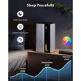 thumbnail image 4 of 95 oz Dehumidifier for Home, 1000 Sq Ft, with Drain Hose, Auto Shut Off, Timer, Sleep Mode, 7 Color Light, White, 4 of 6