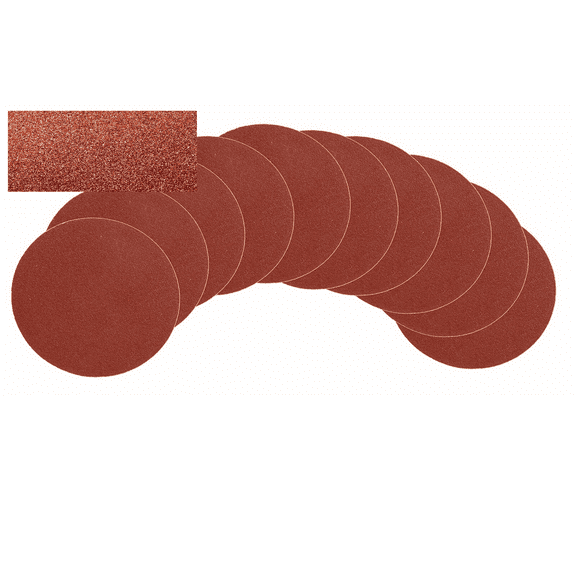 7 Inch Sanding Discs Hook Loop Backed Aluminum Oxide Sandpaper 10Ppack