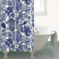 thumbnail image 5 of 36" x 72" Small Floral Shower Curtain Vintage Country Style Includes Hooks, 5 of 5