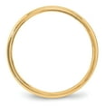 thumbnail image 7 of 10K Yellow Gold 4mm Light Weight Milgrain Half Round Band Ring Size 4.5, 7 of 7