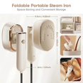thumbnail image 2 of Travel Steamer for Clothes Portable Handheld Steaming Iron 2-In-1 Garment Steamer with 90° Rotating Head for Travel and Home, 2 of 5