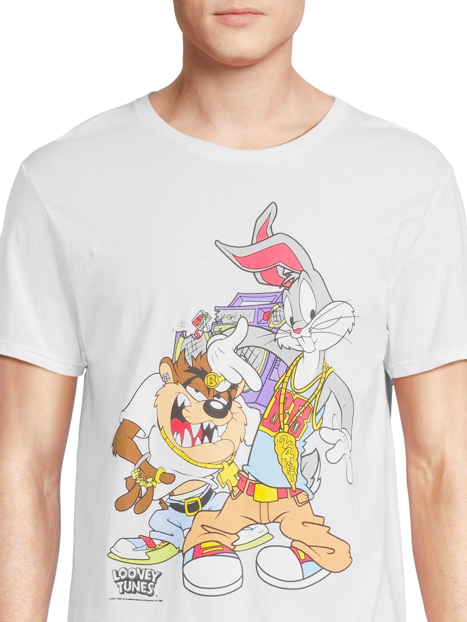 Looney Tunes Men's & Big Men's Graphic Tee Shirts, 2-Pack, S-3XL