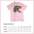 thumbnail image 5 of Tee Hunt Colorful Raptor T-Shirt Dean Russo Neon Dinosaur Pattern Men's Tee, Light Pink, X-Large, 5 of 5