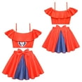 thumbnail image 2 of Girls Two-Piece Swimsuit Clown Bathing Suit Summer Swimwear 3-10 Year, 2 of 7