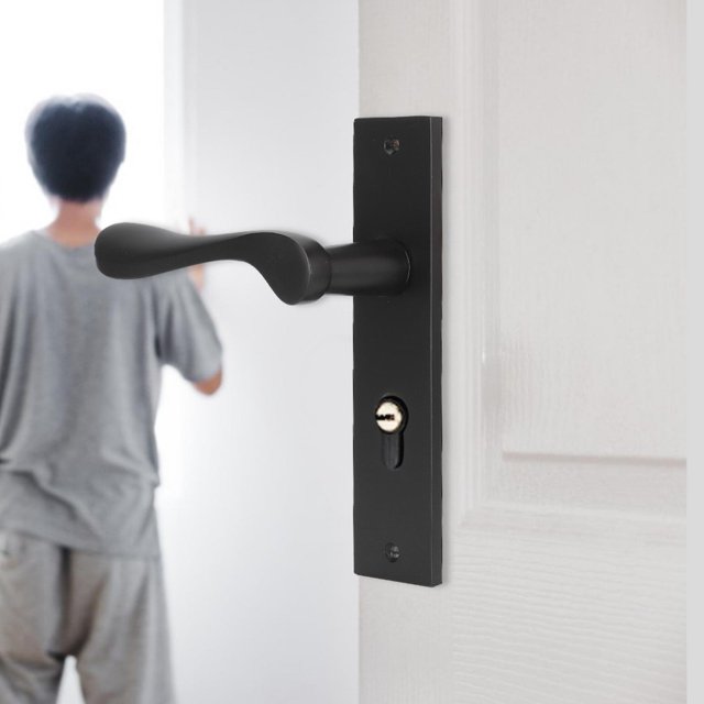 Cerradura De Puerta, Cerradura De Puerta De Palanca, Estructura Razonable Puerta De Manija De Dormitorio Apartamento De Hotel Para Puerta De Palanca De Casa Oficina De Seguridad En