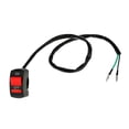 thumbnail image 1 of Interruptor de luz de manillar universal para motocicleta ATV y bicicleta, botón de encendido y apagado, 1 of 5