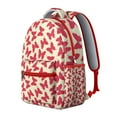 thumbnail image 2 of "Elegant Butterfly Design Bookbag - Spacious College Backpack with Padded Laptop Sleeve, Trendy Style", 2 of 6