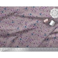thumbnail image 2 of Soimoi Gray Poly Georgette Fabric Artistic Floral Decor Fabric Printed Yard 52 Inch Wide, 2 of 3