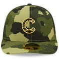 thumbnail image 2 of Men's New Era Camo Chicago Cubs 2022 Armed Forces Day On-Field Low Profile 59FIFTY, 2 of 6