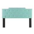 thumbnail image 2 of Modway Juliet Tufted Full/Queen Performance Velvet Headboard in Mint, 2 of 7