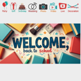 thumbnail image 6 of LUUFILx Welcome Back to School Banner Backdrop for Classroom Decor Kids Event Background Party Decorations School Supplies Photography Props Backdrop Banner, 6 of 8
