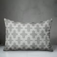 thumbnail image 2 of Creative Products Grey and White Moroccan Tile 14x20 Spun Poly Pillow, 2 of 2