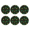 thumbnail image 2 of Bingfone Vintage St. Patrick'S Day8 Leather Drinks Coasters With Set Of 6,Suitable For Home Kitchen,Coffee Cup Coasters Home Gift, 2 of 9