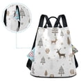 thumbnail image 5 of FORMRS Women's Travel Backpack Purse Anti-theft Hidden Pockets Casual Shoulder Bag, Christmas Forest, 5 of 7