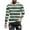 Mens Shirts Army Green, variant on Mens Big & Tall T Shirts S-4X Plus Size Long Sleeve Crewneck Tshirts Shirt Casual Pullover Stripe Printed Slim Basic Going-Out Loungewear Tees Tops