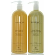 Alterna Bamboo Smooth Anti Frizz Shampoo and Conditioner 33.8 Ounce (w/pumps)