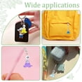 thumbnail image 6 of 50pcs Flower Dangle Charms 5 Colors Stitch Marker Charms Zipper Pulls Charms with Letter Beads Flower Pendants with Lobster Claw Clasp, 6 of 6