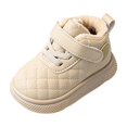 thumbnail image 2 of Kids Boots, Kids Shoes, Girls Tennis Shoes, Kids Sneakers, Girls Boots Toddlers Kids Fashion Leather Lace-Up Booties 2026 Fall Winter Comfortable Soft Ankle Snow Boots, Khaki US-9C/EU-25, 2 of 8
