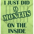 thumbnail image 2 of Just Did 9 Months On The Inside Toddler Boy Girl T Shirt Infant Toddler Brisco Brands 4T, 2 of 6