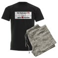 thumbnail image 6 of CafePress - Open Heart Warrior Men's Dark Pajamas - Men's Dark Loose Fit Cotton Pajama Set, 6 of 7