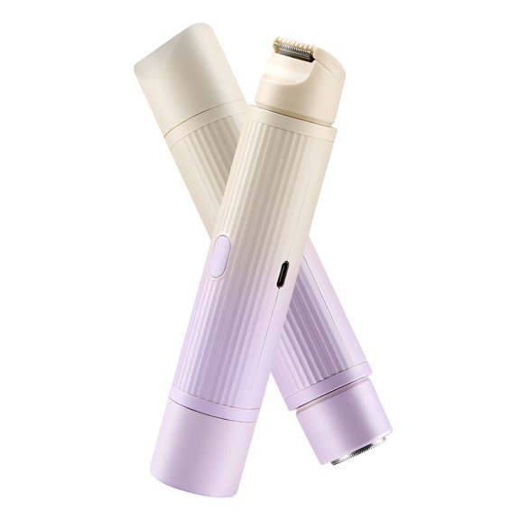 FACEGA Hair Trimmer Women,Efficient Hair Removal Experience Bikini Trimmer for Women,Reduces Irritation Dual Head Shaver Women,Purple