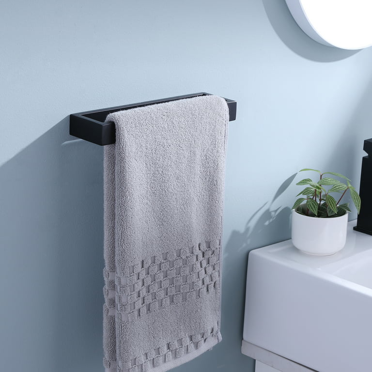 KES Black Towel Bar Hand Towel Holder 10 inch Black Finish for Bathroom  Wall Mount