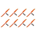 thumbnail image 1 of Hélices 8060 8x6 Prop 2-Vane Fijas Naranjas Hélices de Repuesto con Anillos Adaptadores para Aviones RC, Paquete de 8, 1 of 4