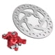 thumbnail image 3 of Disco de freno ANGGREK Reemplazo de calibre rojo para MBX10 MBX11 Moto Mini bicicleta trasera 47cc 49cc Pocket B, 3 of 8