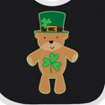 thumbnail image 4 of Inktastic St Patricks Day Irish Teddy Bear Shamrock Boys or Girls Baby Bib, 4 of 4